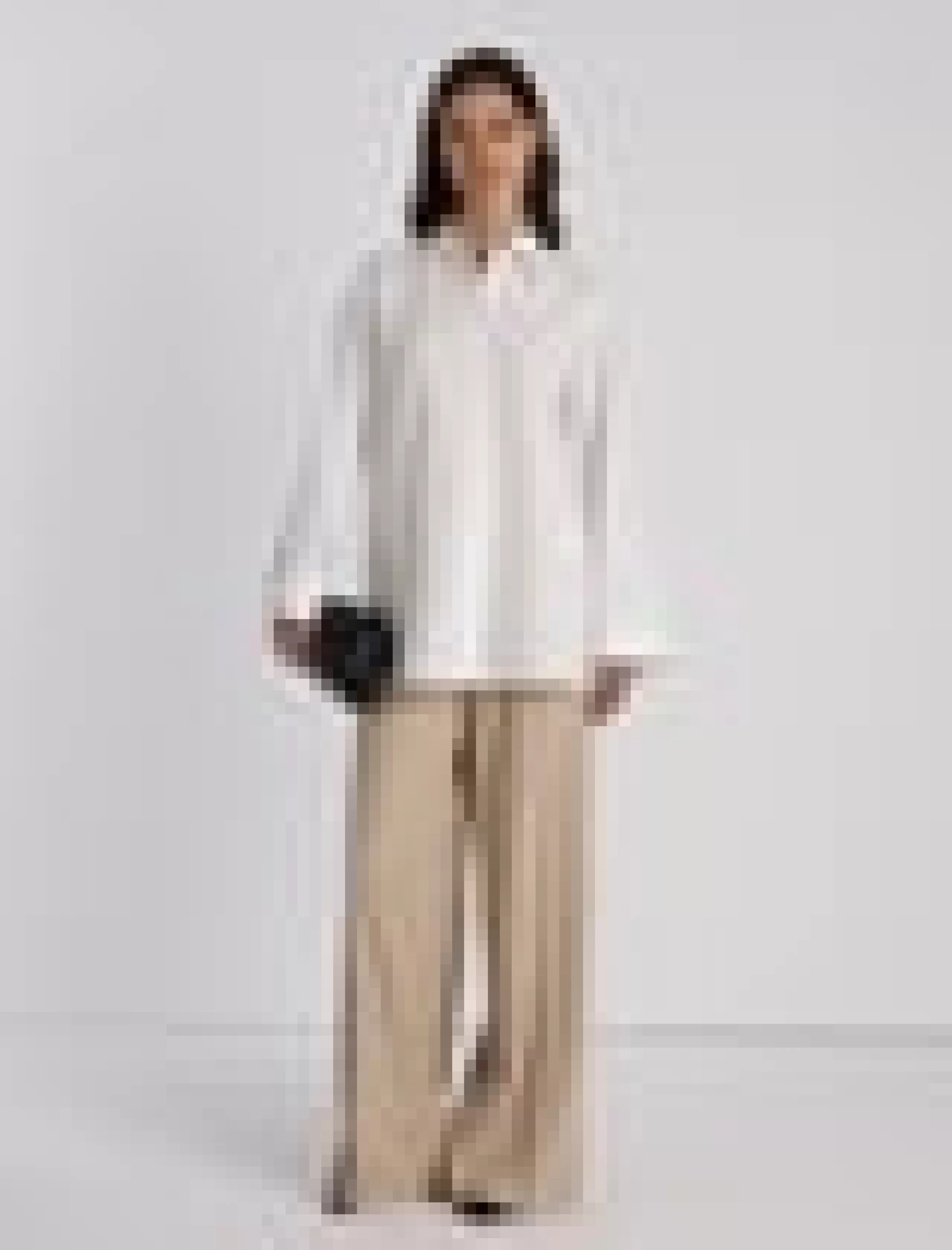 Embroidered Rose Organic Cotton Poplin Oversized Shirt<Lafayette 148 New York Hot