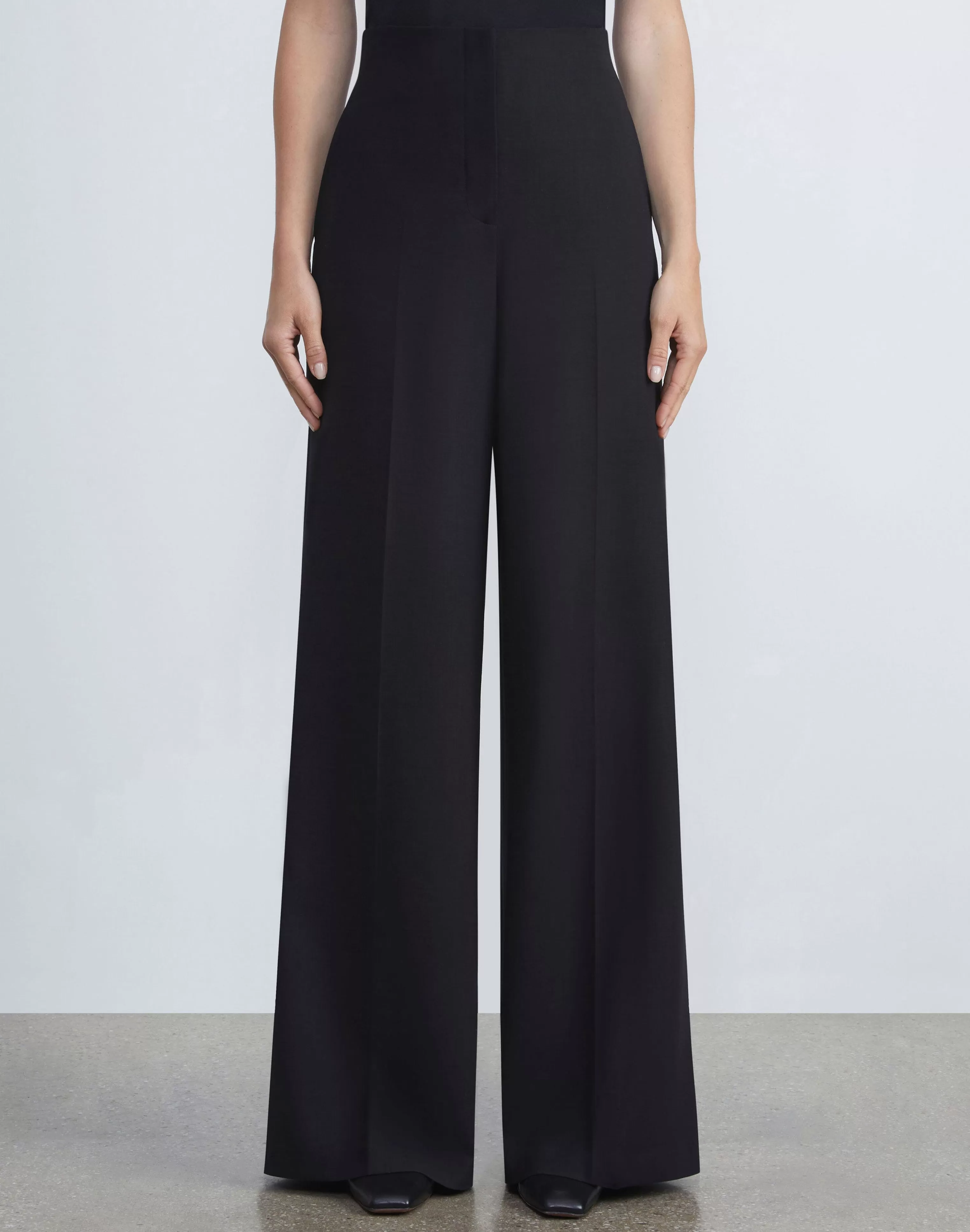 Responsible Wool Double Face Thames Pant<Lafayette 148 New York Best Sale